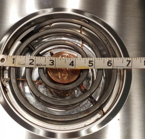 NOS NEW Vintage Portable Grants Electric Table Range Hot Plate Chrome  1970's - Fresh Stock Dated February 2026