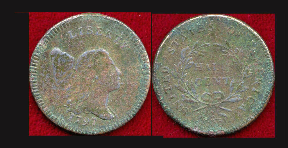 RARE LOT OF 6 HALF CENT 1793(1)PCGS VF35-1795(2)-1797(1)-1802(1)-1811(1) BEST &S - Fresh Stock Dated December 2025