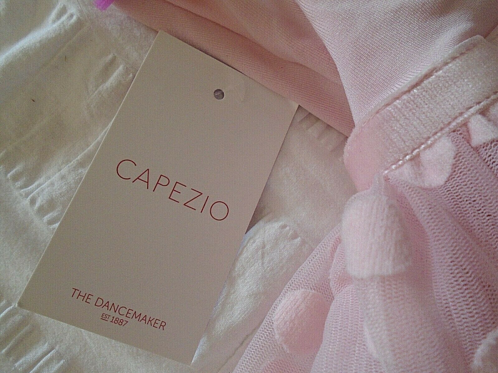 NEW~CAPEZIO: Toddler Pink Polka Dot Tutu Tank Dress/#11591C/Soft, Sweet+Lovely - Fresh Stock Dated December 2025