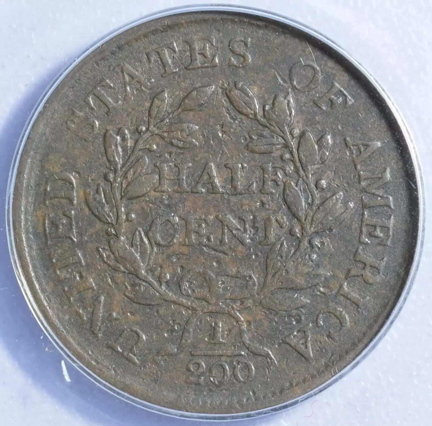 1805 P Half Cent ANACS VF-20 DAMAGED - Fresh Stock Dated December 2025