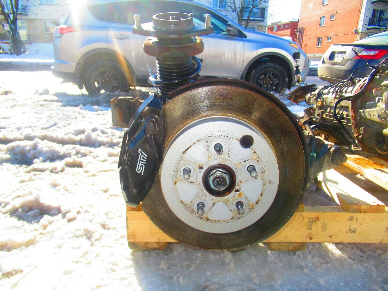 08-14 WRX STi 6 Speed Transmission R180 Differential Brembo TY856UW1MA EJ257 - Fresh Stock Dated January 2026