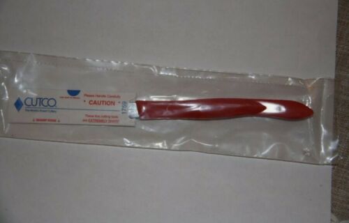 Red Cutco Table Knife 1759R Manufacturer Guaranteed Forever! Fast shipping - Fresh Stock Dated January 2026
