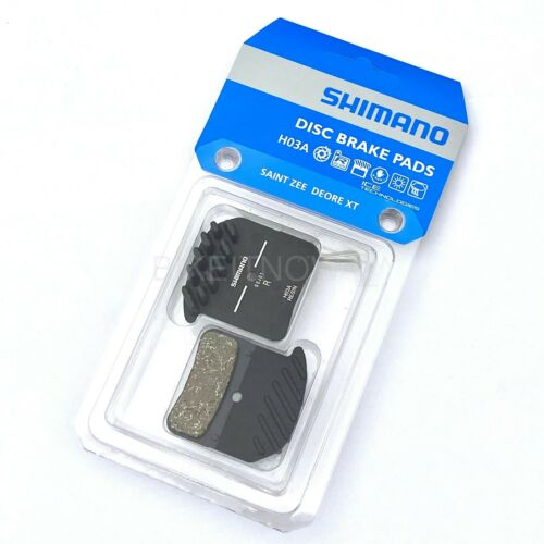 Shimano H03A Resin Disc Brake Pads w/ Ice-Tech Fin fits BR-M8020/M820 as H01A - Fresh Stock Dated December 2025