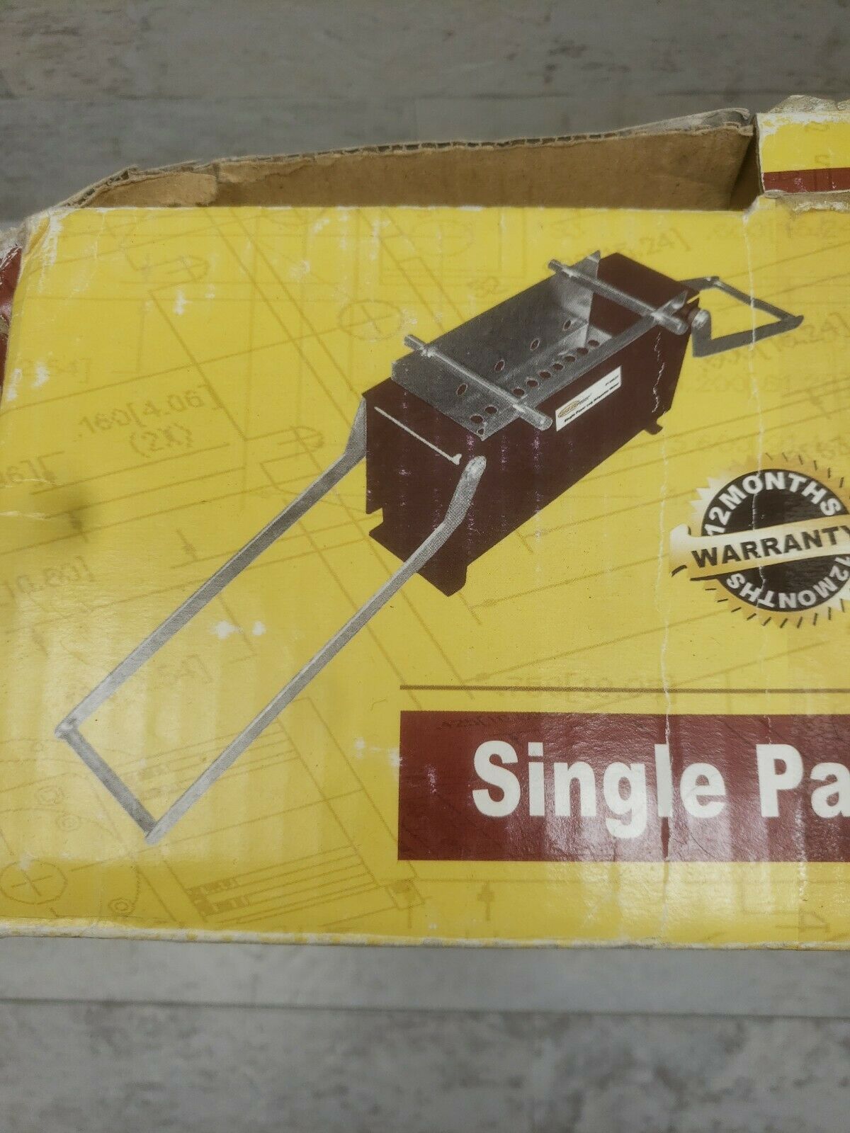 Single Paper Log Briquette Maker # 148827 Northern Industrial Tools Lightly Used - Fresh Stock Dated December 2025