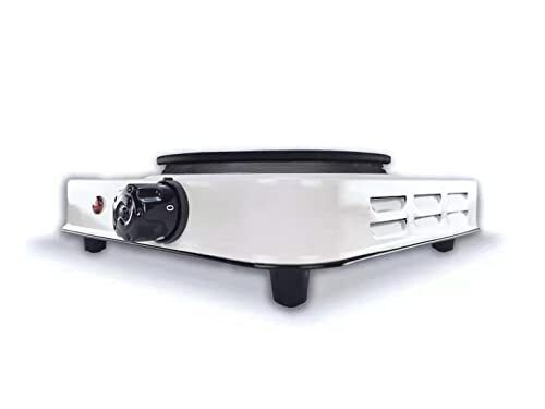 Electric Hot Burner Single Burner Hot Plate Electric Temperature Control White - Fresh Stock Dated February 2026