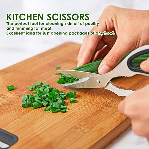 DEIK Knife Set High Carbon Stainless Steel Kitchen Knife Set 14 PCS, Super Sharp - Fresh Stock Dated January 2026
