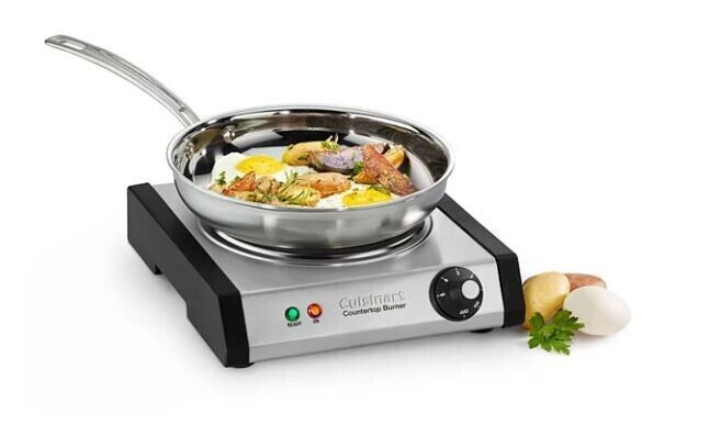 Cuisinart CB-30P1 Countertop Burner - Stainless Steel - Fresh Stock Dated February 2026