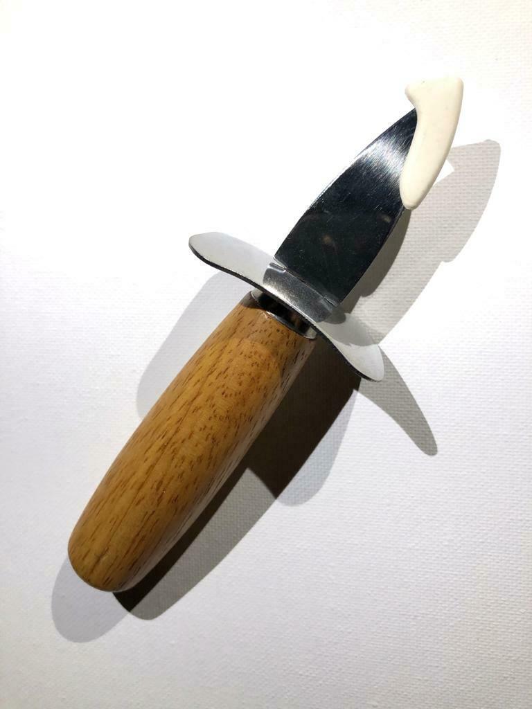 Oyster Knife Opener Stainless Steel Shucker Scallop Shellfish Shucking Tool - Fresh Stock Dated January 2026