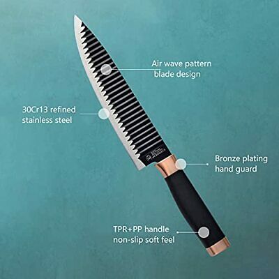 Fancy Petty Kitchen Knife Set without Block 6 Piece Knife Set Stainless Steel... - Fresh Stock Dated January 2026