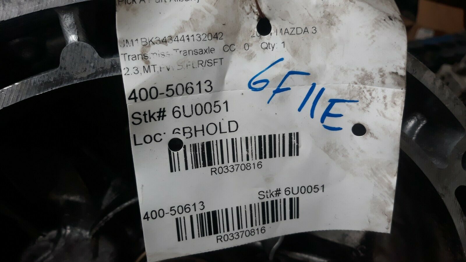 2004-2006 Mazda 3 5 Speed MANUAL Transmission with ABS - Fresh Stock Dated December 2025