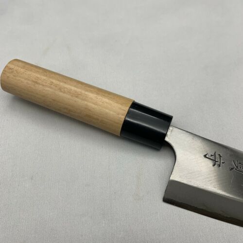 <Unused> Japanese Chef's Kitchen Knife 堺貞守 Deba130/265 From Japan SS676 - Fresh Stock Dated January 2026