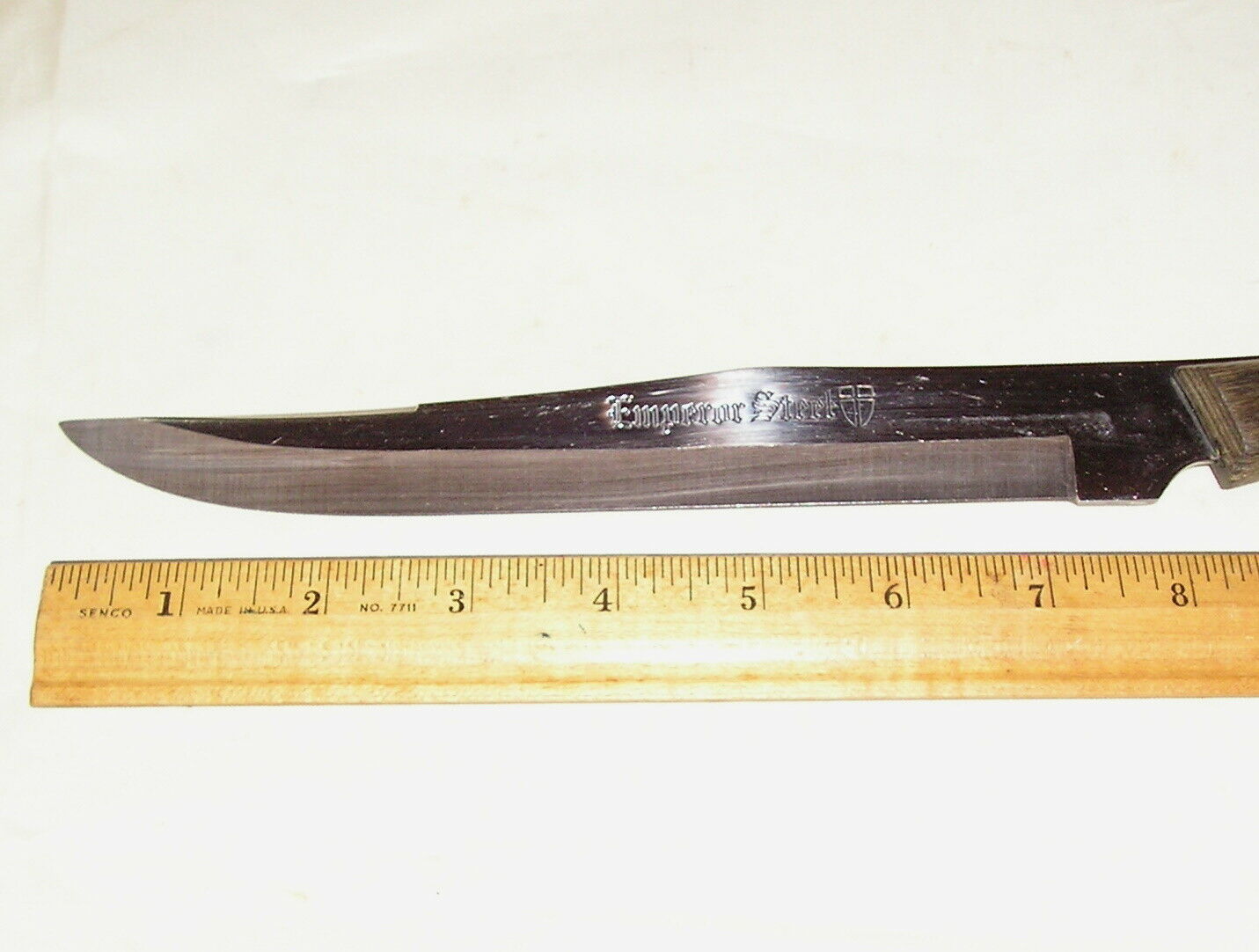 Vintage Emperor Steel Slicer Knife - 8 in. - Made In Japan - Household Stainless - Fresh Stock Dated January 2026