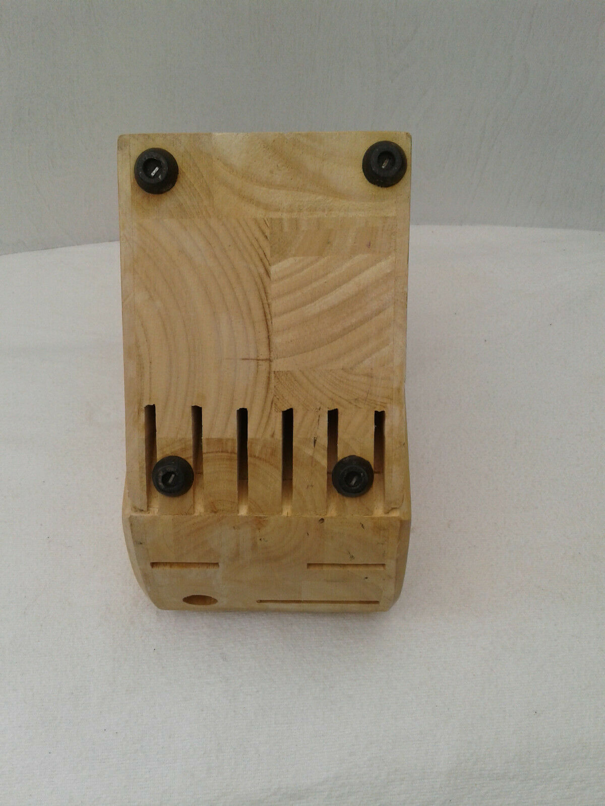 Chicago Cutlery Knife Set Block Only Wood Solid 11 Piece Set Hold Nice pre-owned - Fresh Stock Dated January 2026