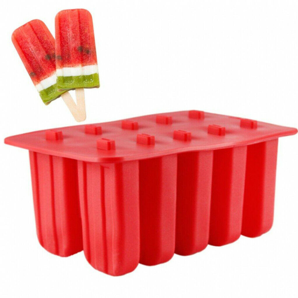 Cell Popsicle Molds Silicone DIY Frozen Ice Cream Mold Ice Lolly Pop Maker - Fresh Stock Dated February 2026