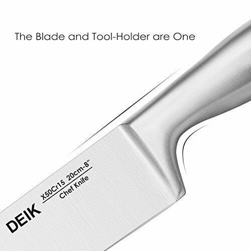 DEIK Knife Set High Carbon Stainless Steel Kitchen Knife Set 14 PCS, Super Sharp - Fresh Stock Dated January 2026