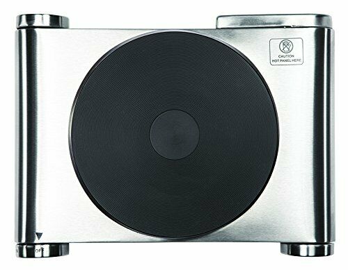 Nesco SB-01 Stainless Steel Electric Burner, 1500-watt, standard, Silver - Fresh Stock Dated February 2026