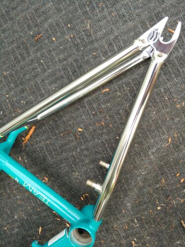 Haro 2017 Lineage Team Sport tribute Frame 20.75 Black / turq Bmx Freestyler - Fresh Stock Dated December 2025