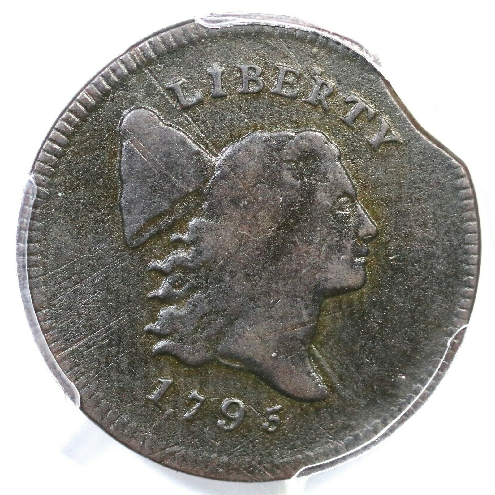 1795 C-2b R-5+ PCGS VF Details Punctuated Date Liberty Cap Half Cent Coin 1/2c - Fresh Stock Dated December 2025