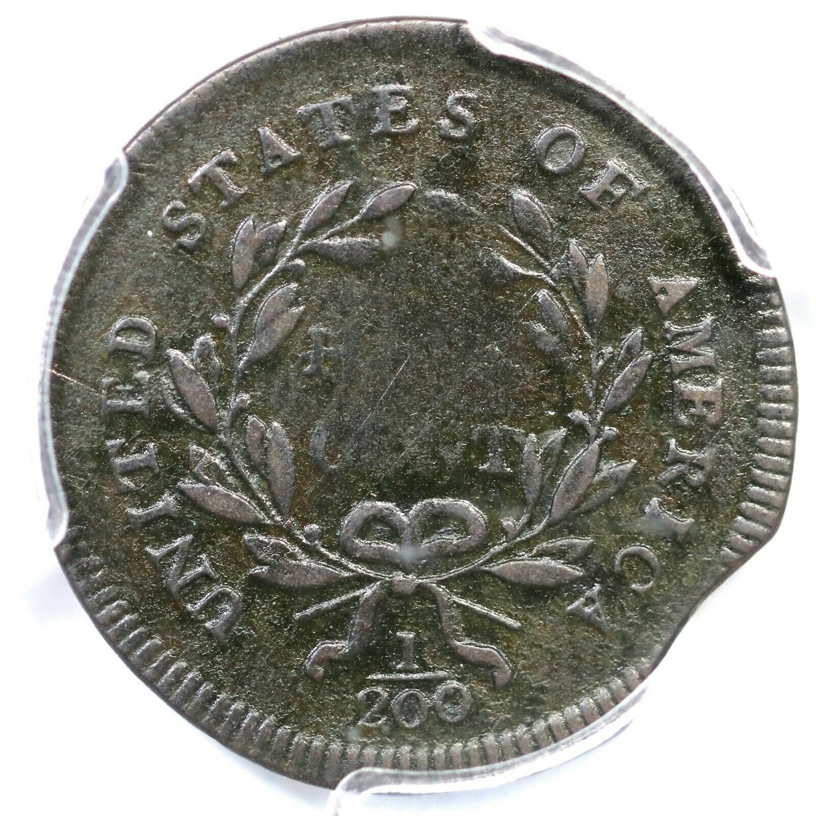 1795 C-2b R-5+ PCGS VF Details Punctuated Date Liberty Cap Half Cent Coin 1/2c - Fresh Stock Dated December 2025