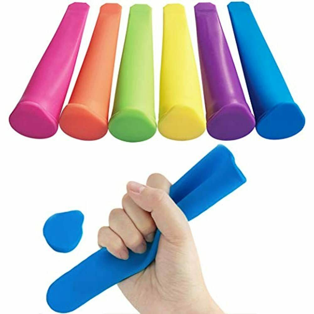 Popsicle Molds, Ouddy Silicone Ice With Lids, Multi Colors - Set Of 8 Kitchen - Fresh Stock Dated February 2026