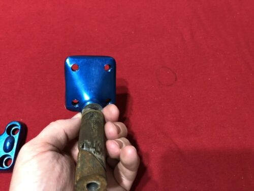 SR JELLY BEAN STEM BLUE ANODIZED OLD SCHOOL BMX PRO JELLYBEAN GOOSE NECK - Fresh Stock Dated December 2025