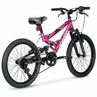 Bicycles 20 inch Girls Swift Bike Magenta Steel Full Suspension 7-Speed Twist - Fresh Stock Dated December 2025