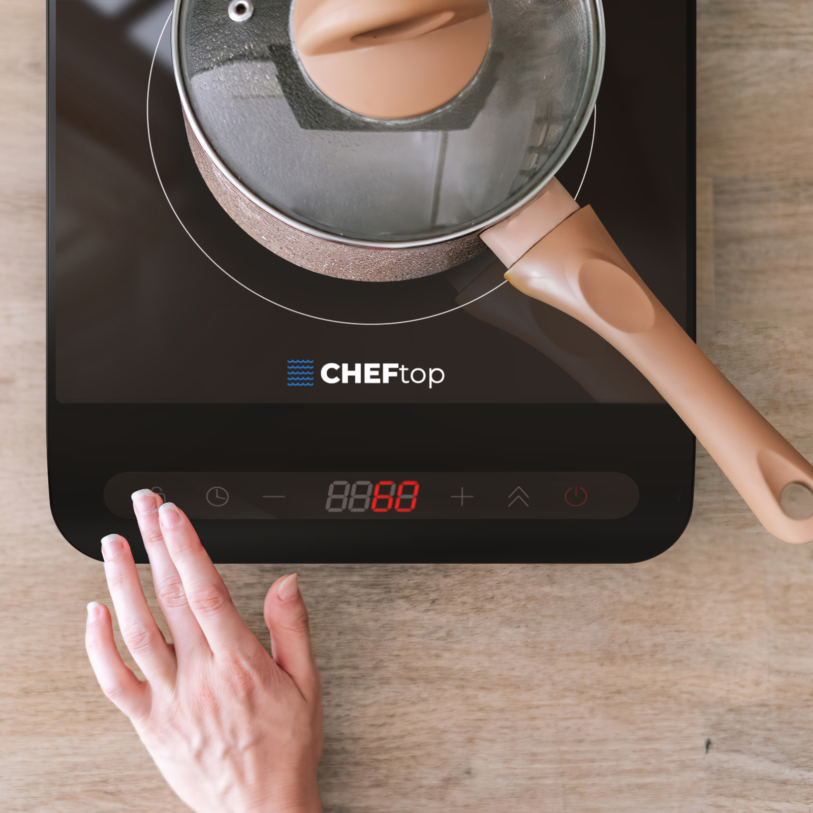 HIGH POWER Portable Induction Cooktop Countertop Burner Multiple Power Levels - Fresh Stock Dated February 2026