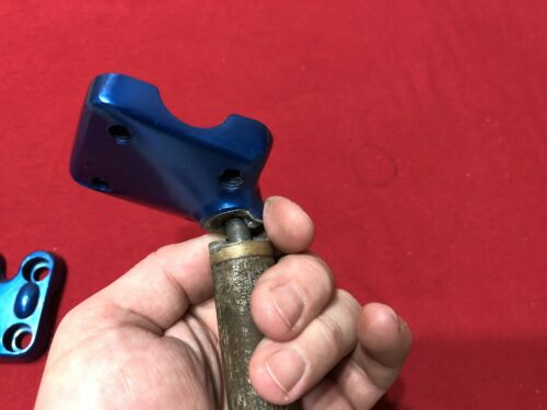 SR JELLY BEAN STEM BLUE ANODIZED OLD SCHOOL BMX PRO JELLYBEAN GOOSE NECK - Fresh Stock Dated December 2025