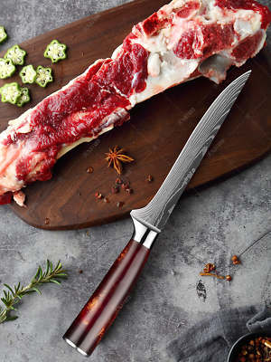 XITUO 1-10PCS  kitchen knives Set Laser Damascus pattern chef knife Sharp Santok - Fresh Stock Dated January 2026