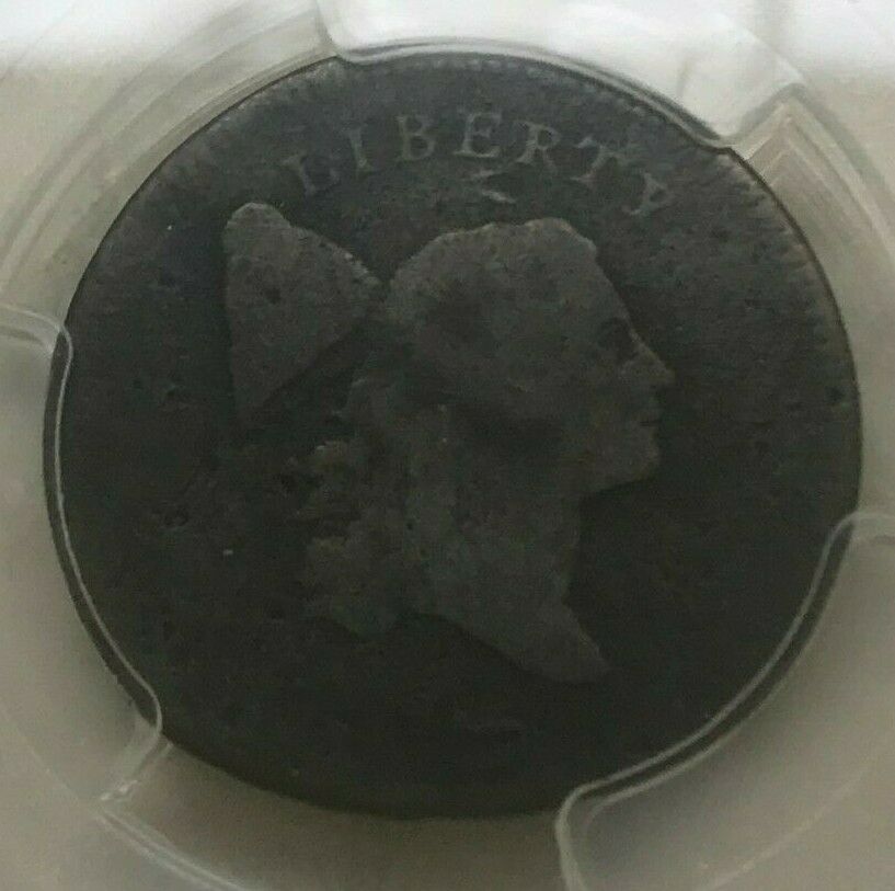 1795 Liberty Cap 1/2 Half Cent - PCGS G Good Details Damage - Plain Edge No Pole - Fresh Stock Dated December 2025