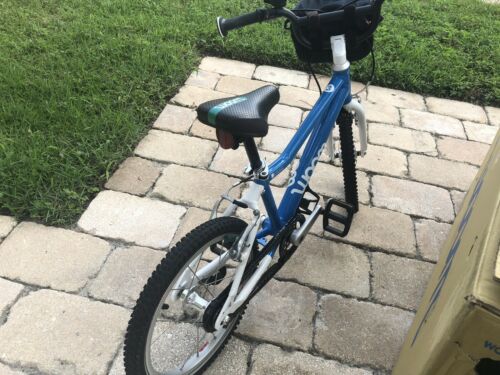 Woom 3 Kids Bike - Blue 16” - Includes Bell, Kickstand, Basket & Bottle Holder - Fresh Stock Dated December 2025