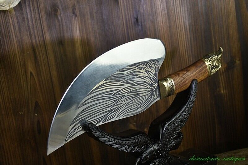 Meat Cleaver Knife Kitchen Knife Butcher Knife Meat Cleaver Steel Blade #2688 - Fresh Stock Dated February 2026