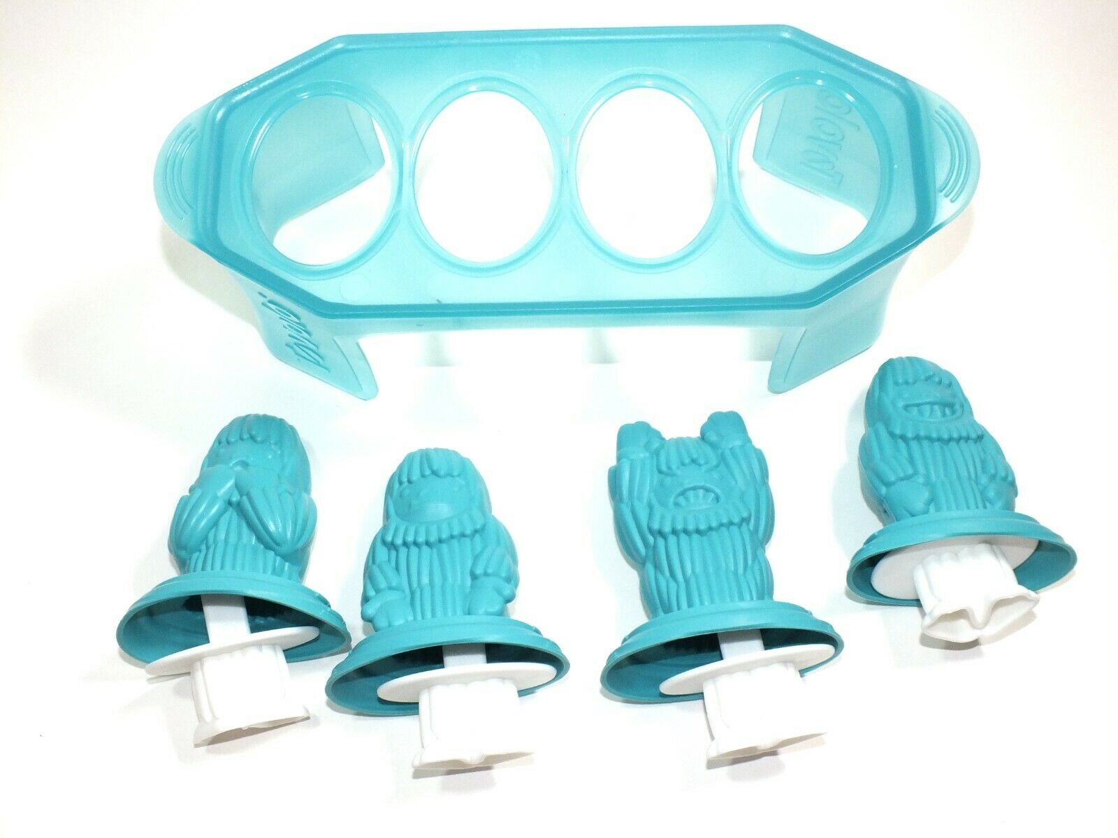 Tovolo Yeti Pop Molds Silicone Popsicle 4 Molds with Stand Halloween Monster - Fresh Stock Dated February 2026