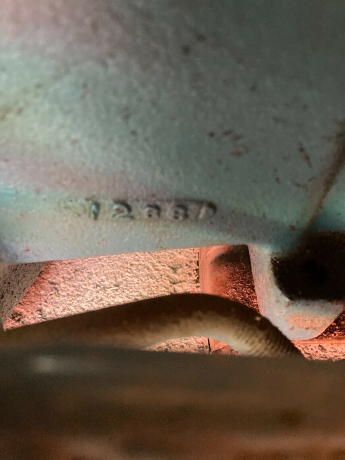 Saginaw 4 speed transmission complete bell housing, shifter and rods 68-73 - Fresh Stock Dated December 2025