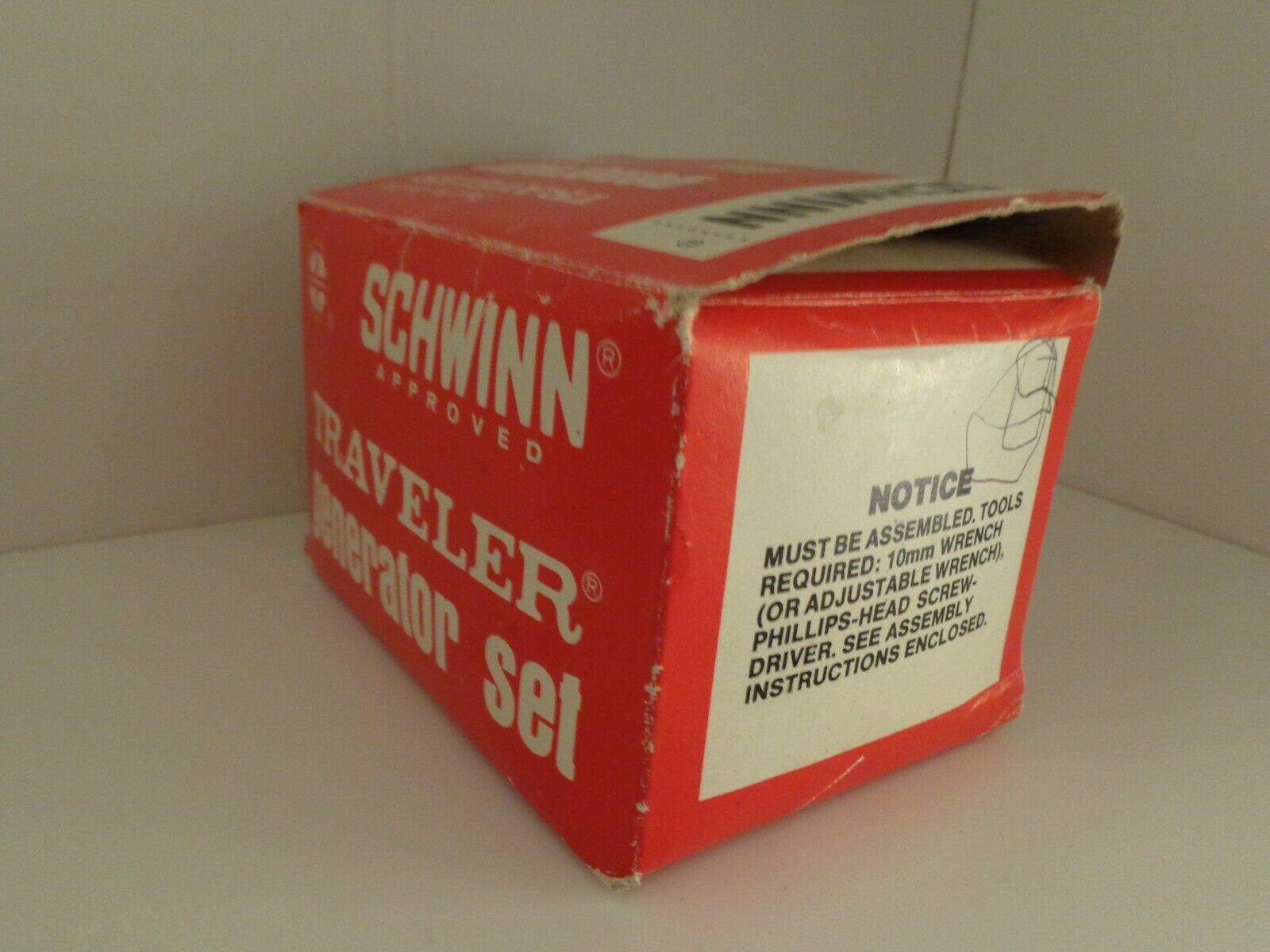 Schwinn Bicycle Head and Tail Light Traveler Generator Set in Original Box - Fresh Stock Dated December 2025