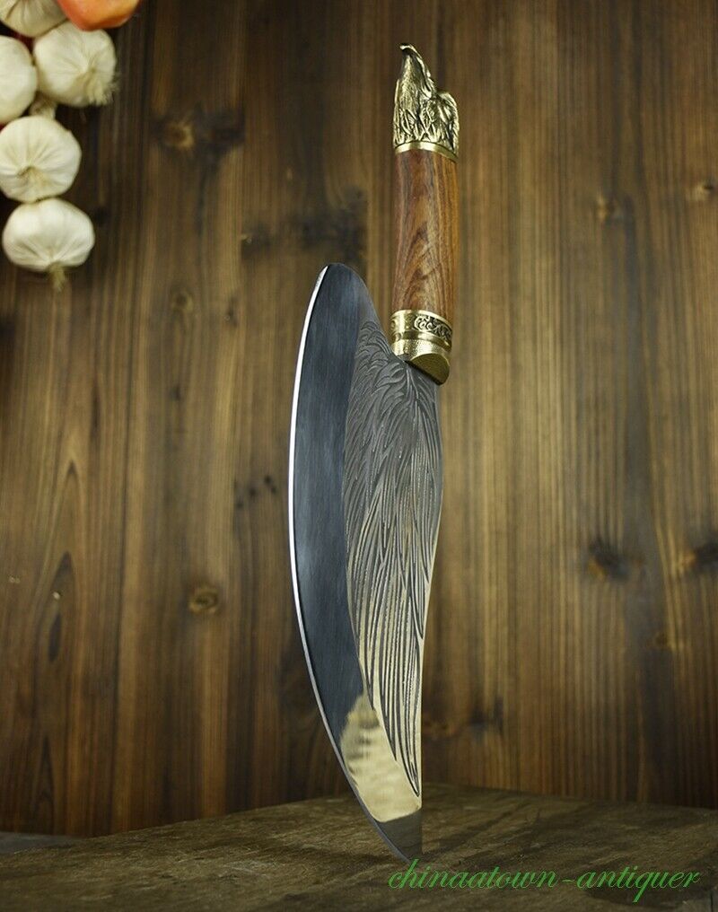 Meat Cleaver Knife Kitchen Knife Butcher Knife Meat Cleaver Steel Blade #2688 - Fresh Stock Dated February 2026