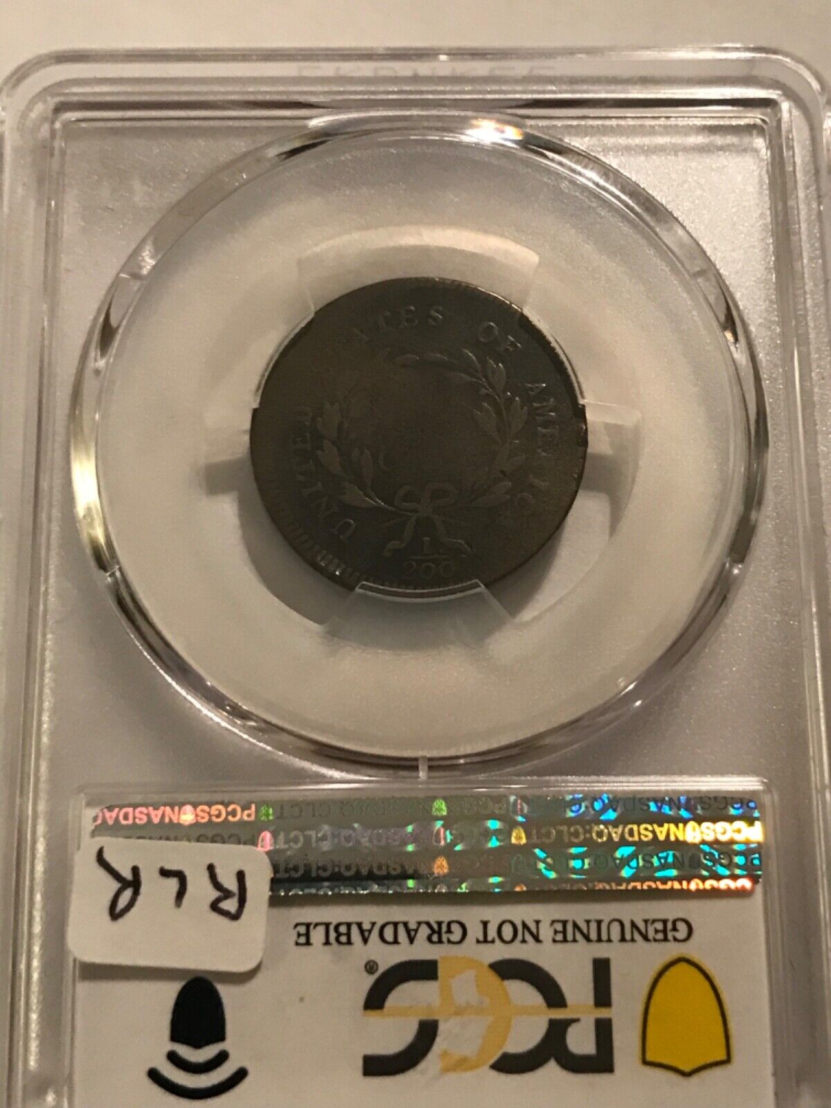 1795 Liberty cap half cent. With pole, punctuated date. Plain edge, PCGS VG det - Fresh Stock Dated December 2025