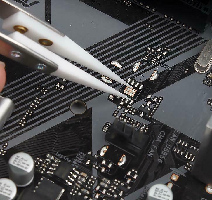 F27541 Steel Tweezer with Pointed Insulating Ceramics Tip for Watch Repair - Fresh Stock Dated December 2025