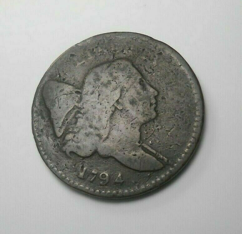 RARE 1794 LIBERTY CAP FLOWING HAIR HALF CENT - FINE ORIGINAL❗ LETTERED EDGE❗❗ - Fresh Stock Dated December 2025
