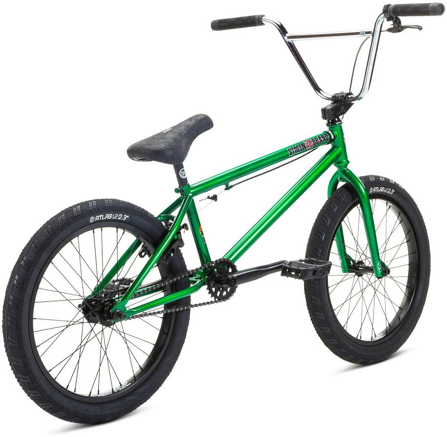 Stolen Heist BMX Bike Mens Sz 20in/21in Top Tube Dark Green With Chrome - Fresh Stock Dated January 2026
