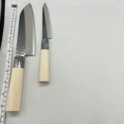 Unused Item  Lot of Two Japanese Chef's Kitchen Knives 関藤平 From Japan - Fresh Stock Dated January 2026