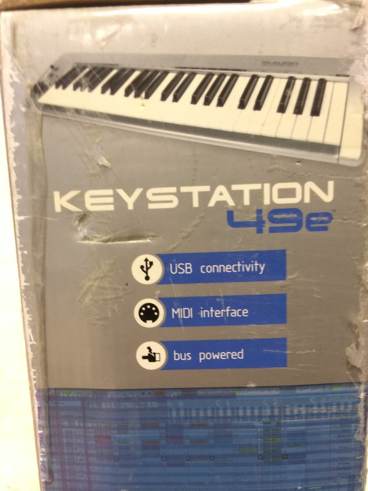 M-Audio Keystation 49E 49 Key Mobile USB MIDI Controller WORKING FREE SHIPPING - Fresh Stock Dated December 2025