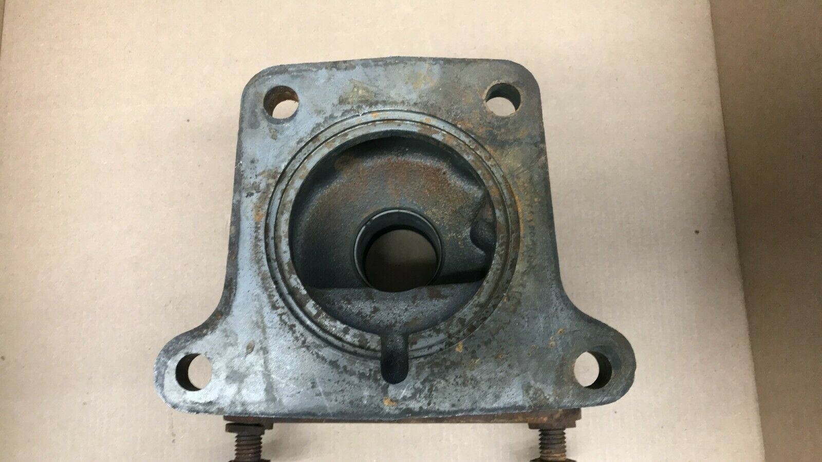 Used T18 Borg Warner 2WD Bolt On Yoke Extension Housing w/ Speedometer Hole - Fresh Stock Dated December 2025