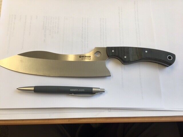 BOKER GORM CHEF'S KNIFE BLACK 130560 - Fresh Stock Dated January 2026