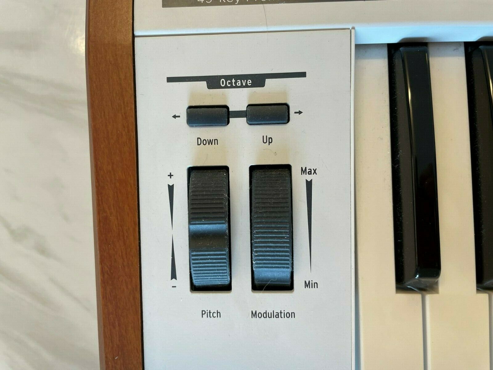 Vintage Wood Arturia KeyLab 49 MIDI Controller Keyboard 49 Keys White - Fresh Stock Dated December 2025