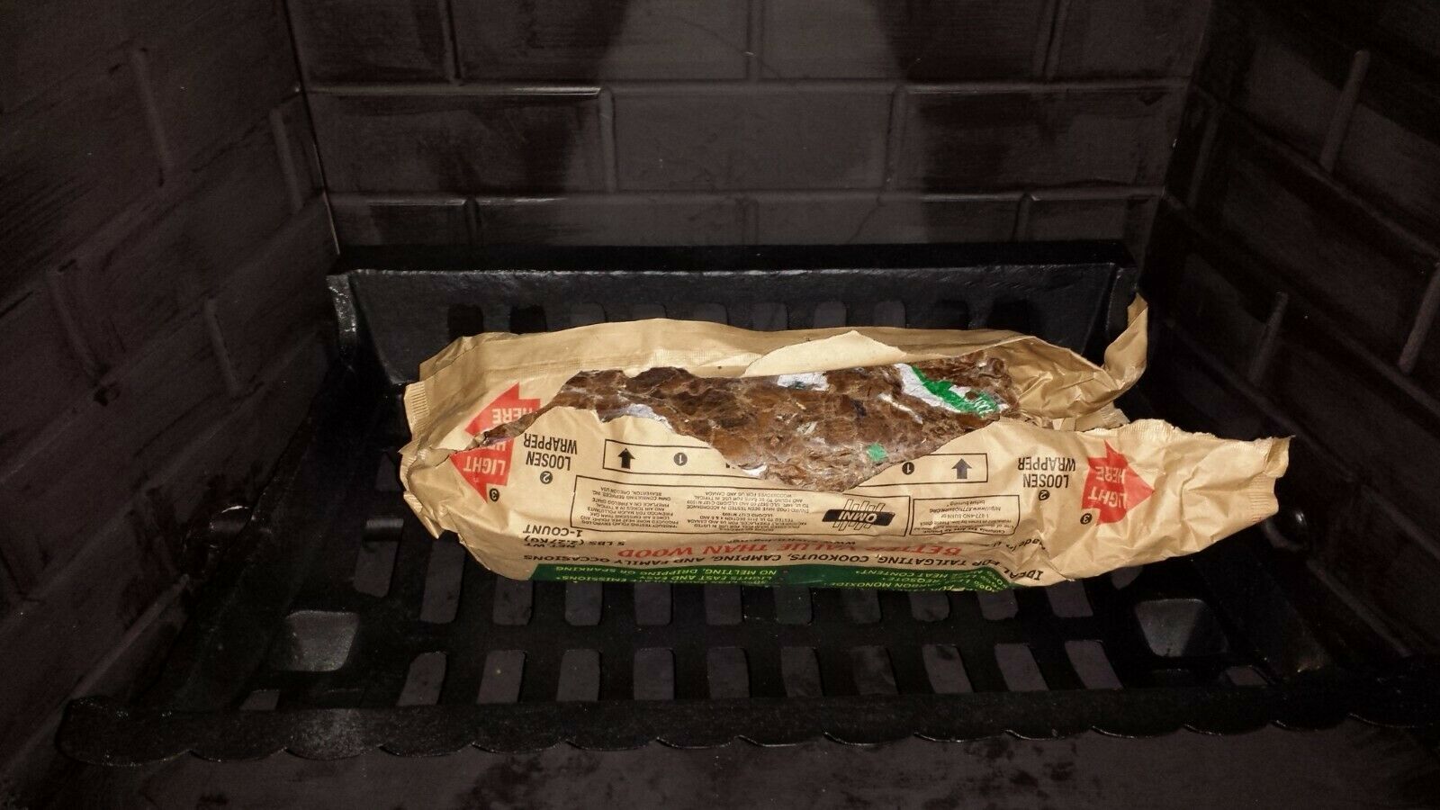Enviro-Log Firelogs Earth Friendly 4.3 lb 6 Count Box 3 Hours Burn Free Shipping - Fresh Stock Dated December 2025