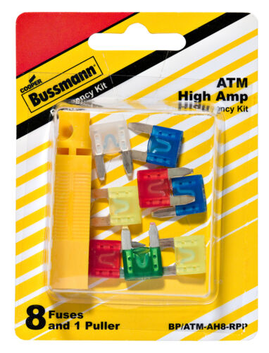 ATC High Amp Fuse Assortment by Cooper Bussmann, 3PK - Fresh Stock Dated December 2025