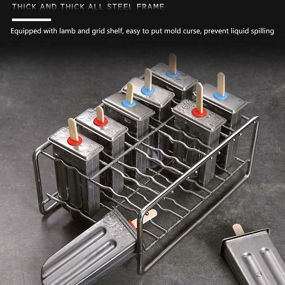 Steel Popsicle Ice Cream Sticks Mold Ice Lolly Popsicle Stick Holder - Fresh Stock Dated February 2026