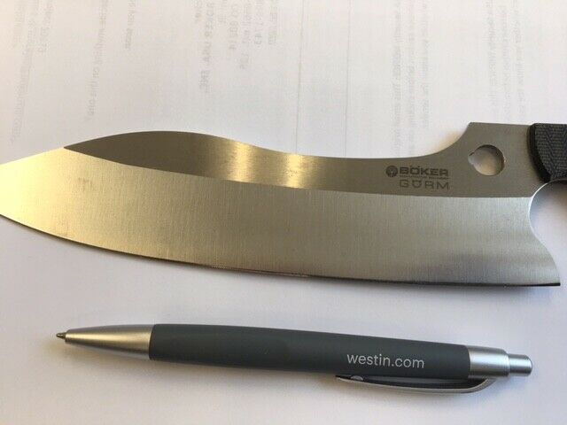 BOKER GORM CHEF'S KNIFE BLACK 130560 - Fresh Stock Dated January 2026