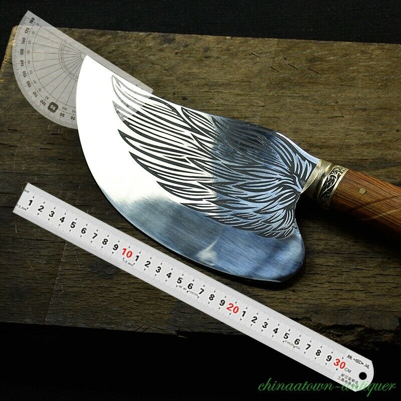 Meat Cleaver Knife Kitchen Knife Butcher Knife Meat Cleaver Steel Blade #2688 - Fresh Stock Dated February 2026